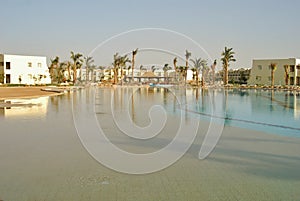 Swimming pool of Hilton Sharks Bay Hotel