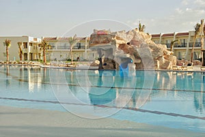 Swimming pool of Hilton Sharks Bay Hotel