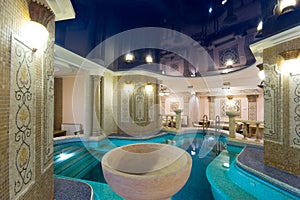 Swimming pool in hotel