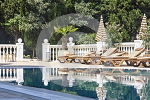 Swimming pool of the hotel