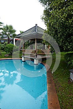 Swimming pool in hotel