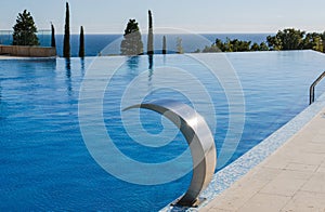 Swimming pool in hotel resort