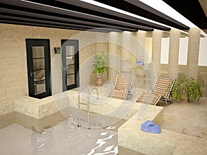 Swimming Pool Inside House