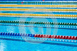 Swimming pool - lane lines