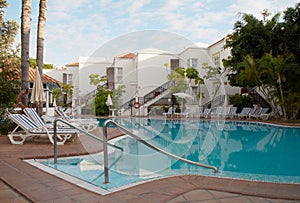 Swimming pool of luxury hotel