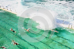 Swimming pool near the ocean at Sydney