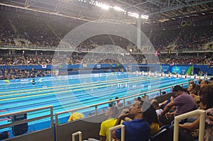 Swimming pool at Olympic Aquatics Stadium