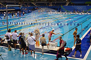 Swimming pool at Olympic Aquatics Stadium