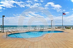 Swimming Pool overlooking the beach