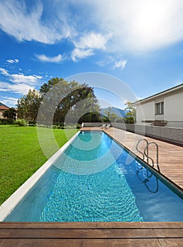 Swimming pool of a private residence