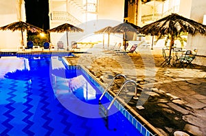 Swimming pool at resort