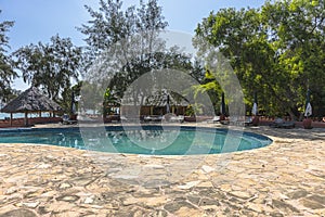 Swimming pool Resort Hotel on Prison Island