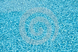 Swimming pool rippled water background