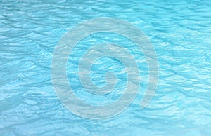 Swimming pool rippled water detail