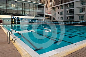 Swimming pool service in sports club 2 photo