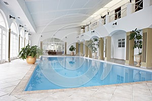 Swimming Pool At Spa