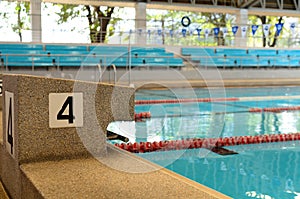 Swimming Pool with stair.