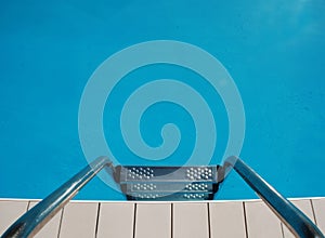 Swimming Pool Steps Without Shadows