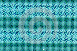 Swimming pool top view background, Aquas blue and green ceramic tile mosaic in swimming pool photo