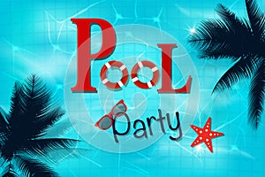 Swimming pool top view background. luxury swimming pool. Summer background.