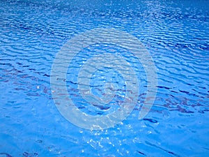 Swimming pool trembling surface photo