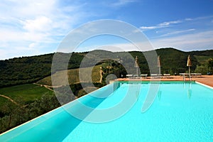 Swimming-pool in Tuscany