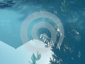 swimming pool water background, High quality photo. Horizontal photo