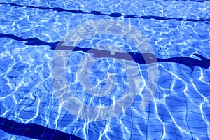 Swimming Pool water. Ripple Water. Sun Reflection background