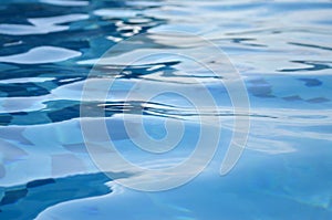 Swimming pool water surface