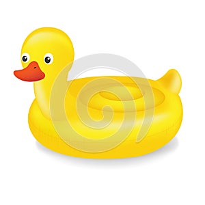 Swimming Ring Duck