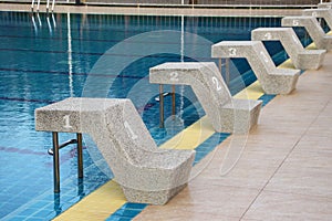 Swimming starting blocks