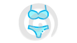 Swimming Suit Icon Animation