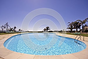 Swimmingpool near the ocean