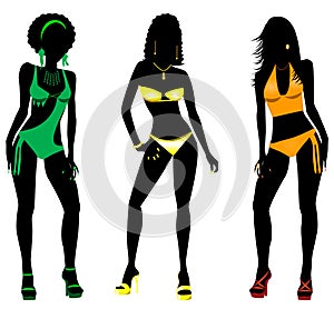 Swimsuit Silhouettes 2