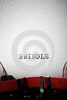 Swindle concept view