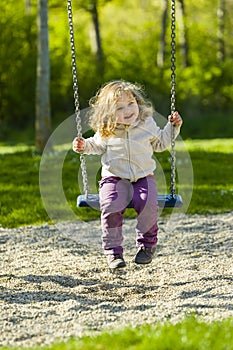 On a swing