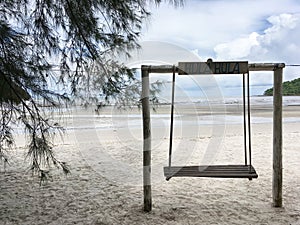 Swing on the beach