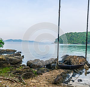 Swing beach at Samed island, Thailand