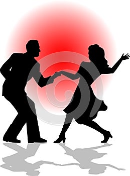 Swing Dance Couple/eps photo