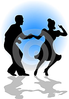 Swing Dancing Couple/eps photo