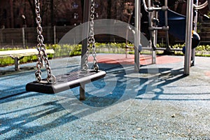 Swing on the playground
