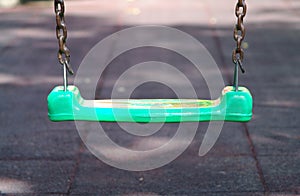 Swing in a Playground