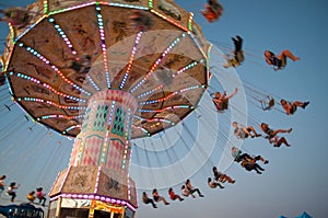 Swing ride at fair