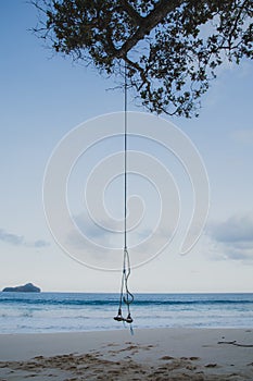 Swing on the sendiki beach