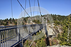 Swinging Bridge at Grandfather Mountain, NC