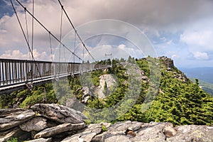 Swinging Bridge on Grandfather Mountain North Carolina WNC photo