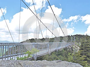 Swinging Bridge at Grandfather Mountain State Park