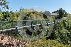 Swinging footbridge, Arroyo Grande, California photo