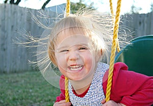 Swinging and Static Electricity photo