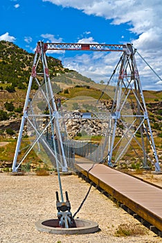 Swinging Suspension Bridge Thermopolis